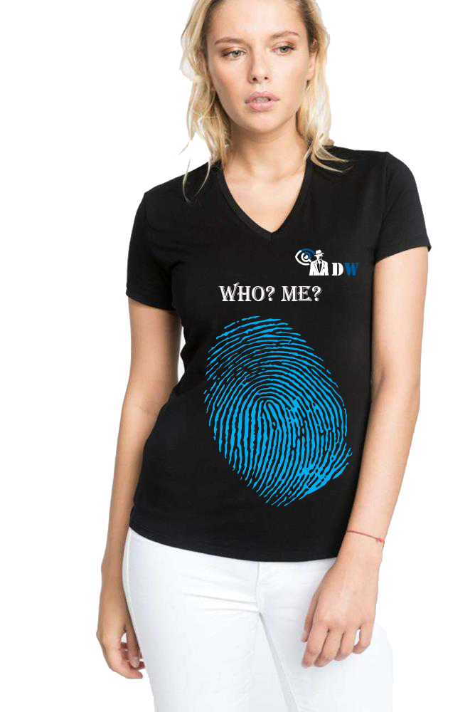 Ženska majica s kratkimi rokavi - Who me